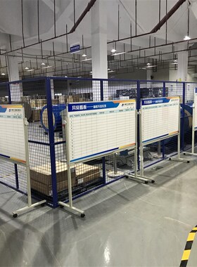 定制生产车间办公室磁性质量管理维修5S单面写字膜表格Z白看板支