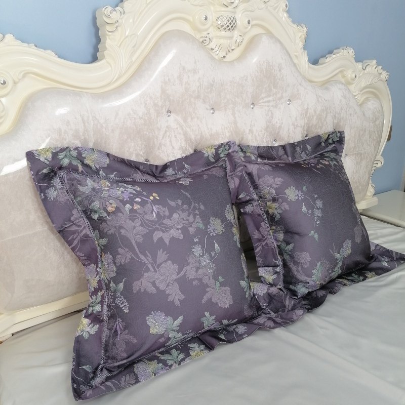 奢华欧式抱枕靠垫套不含芯60x60豪华结婚床头镂空宽边靠枕大红+大