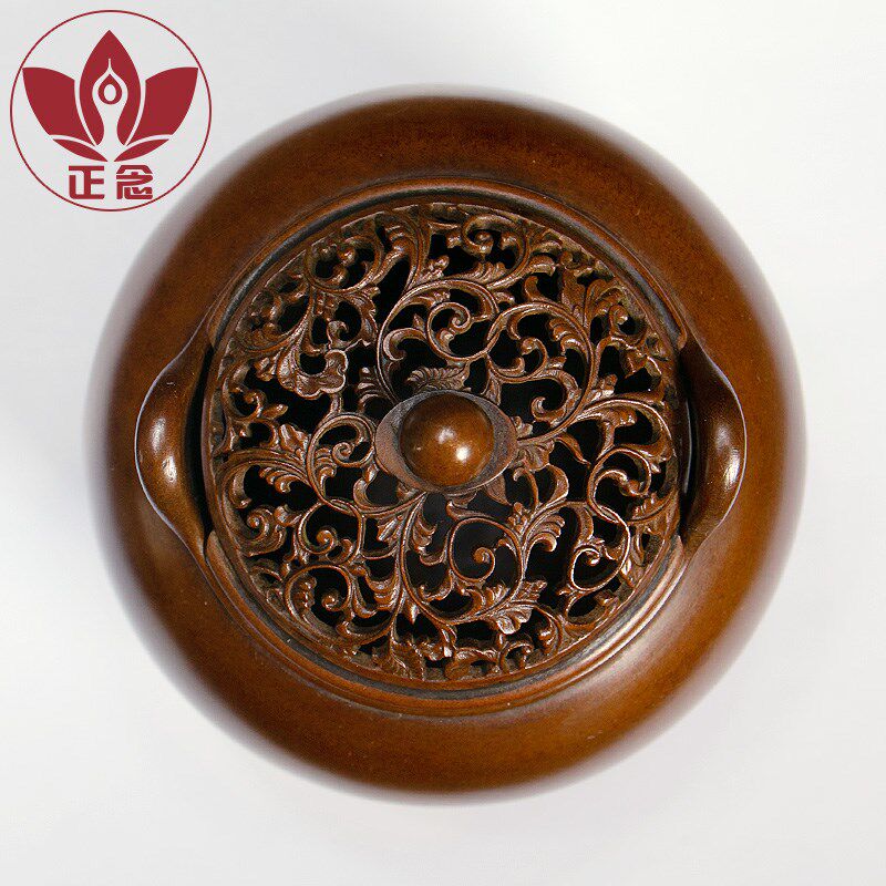 庆松堂苏工铜炉名家胡庆松制一手熏炉仿古炉纯铜摆件收藏把玩熏香