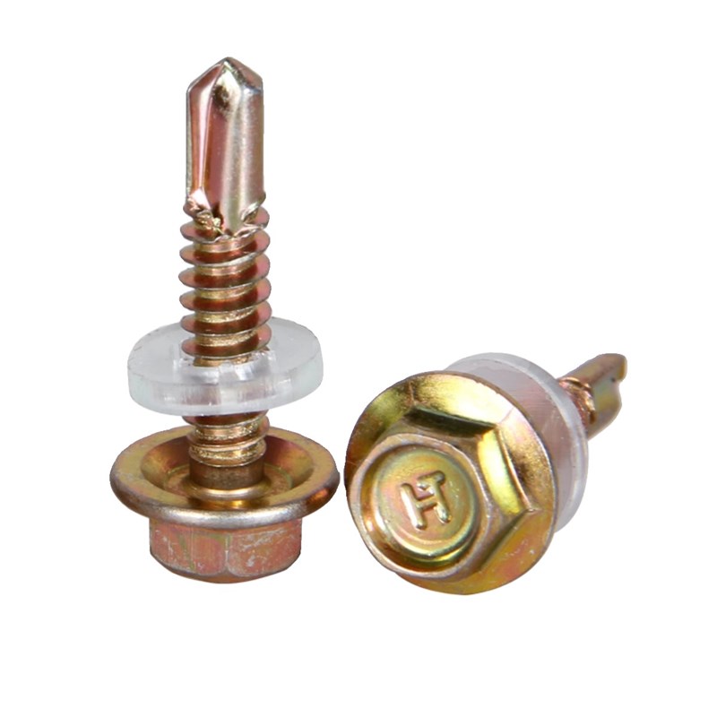 彩钢瓦自攻螺丝燕尾钉自钻钉铁皮固定螺丝钉加长M48宏挺瓦钉彩镀