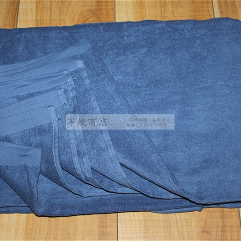 绿色和蓝色毛巾被毛巾毯夏季空调毯学生毛巾被不掉色午睡毯毛巾被