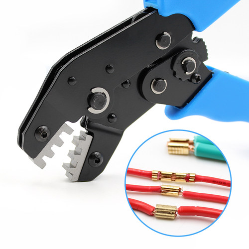 压线钳 C型线夹 C型铜扣端子开口式接插件压线工具手动接线钳