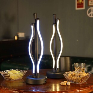 酒吧氛围灯装饰小夜灯餐厅桌面复古充电台灯清吧桌灯气氛灯床头灯