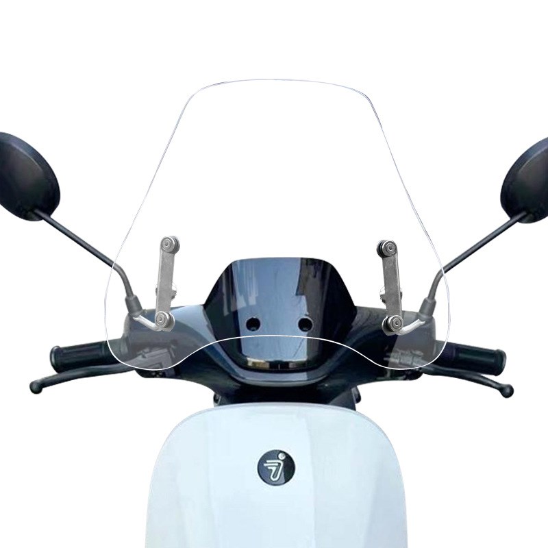 九号风挡电动摩托车远航家M95C M85C M80C改装前挡风玻璃防雨板