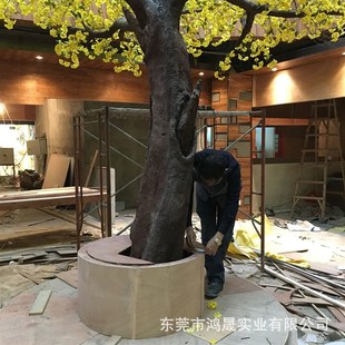 仿真玻璃钢榕树古榕树大型拱门榕树异型榕树室内外饭店饭店装饰树