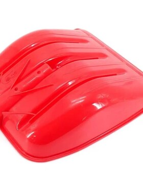 金诗洛加厚塑料除雪铲2个小号红色长390mm宽330mm含柄扫雪锹