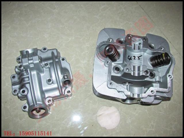适用于轻骑 福帅QM125-2A 悦胜QM125-3 缸头总成带摇臂正洲气门
