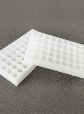 核酸检测试管架30孔50孔100孔15mm离心管泡沫底座珍珠棉托盘架子