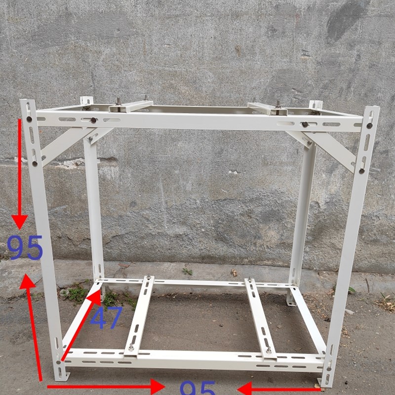 空调外机节约空间不锈钢加厚升级款落地连体多层叠放减.震可调节