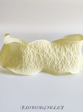 荷叶边脖链短款颈部装o饰品简约纯色项圈遮颈纹脖圈气质颈链遮疤