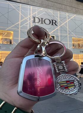 专用于凯迪拉克钥匙套XT5 CT5 XT4 XT6 XTS CT6CT4ATSL包扣壳挂钩