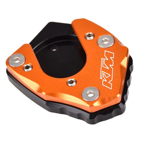 适用KTM RC390 DUKE125/200/390 改装边脚撑加大座侧撑垫小脚架座