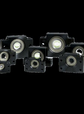 方型带轴承座支架组件滚珠丝杆支撑座固定座LKBK/LKBF12 15 20 25