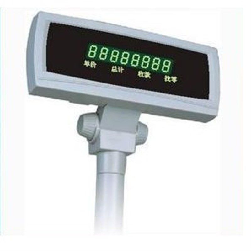 LED8单行数字顾客显示屏/顾显,普通PC电脑和收款机均适用