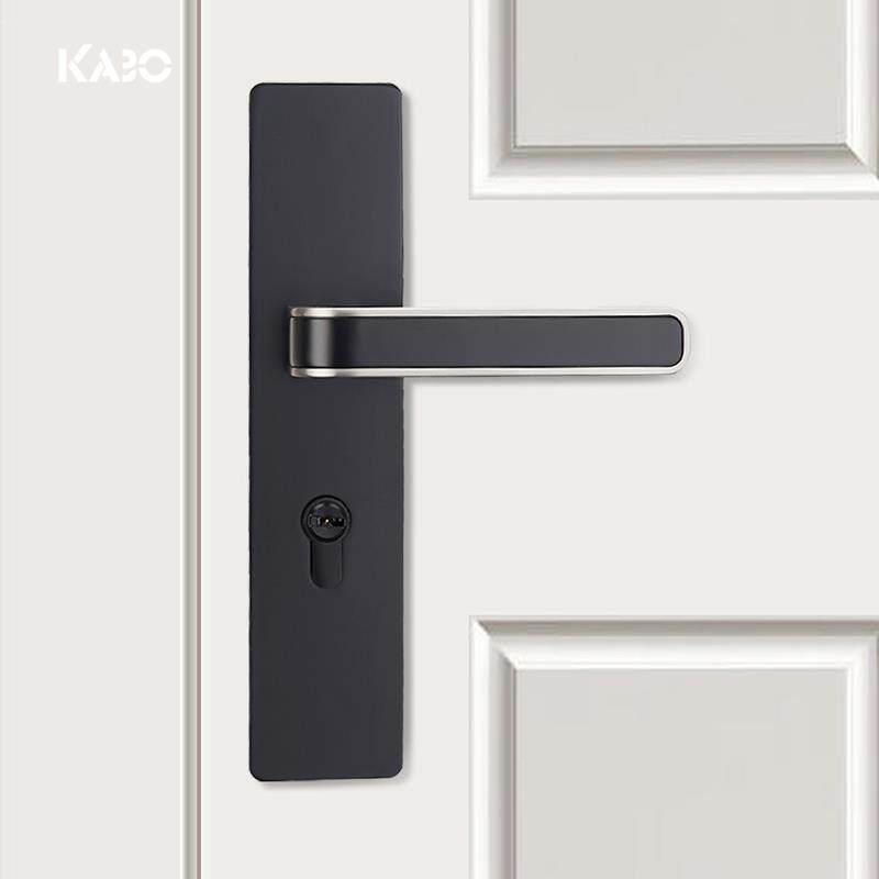 德国KABO门锁室内卧室现代简约化妆室静音门把手家用实木门房门锁