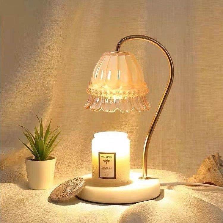 香薰灯无烟融烛灯无火香薰灯大理石底座融蜡灯扩香调温台灯高颜值,家居饰品,香薰融蜡灯,淘宝优惠券,粉丝福利购,淘宝优惠卷