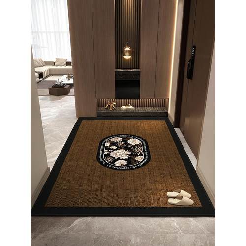 高级感入户门简约现代进门口可裁剪地毯耐磨家用可擦免洗脚垫地垫