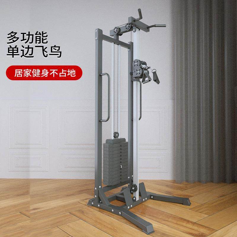 单边飞鸟训练器高位下低拉划船一体龙门架单边商用家用综合训练器