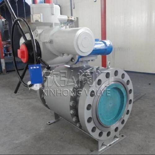 Q947F电动固定式球阀锻造高温高压耐冲刷电动法兰式球阀