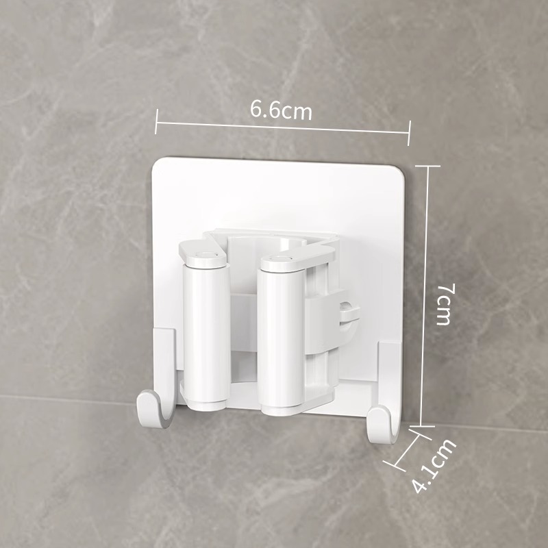 拖把壁挂夹e扫把拖布挂钩免打孔功能收纳神器化妆室厨房置物架卡