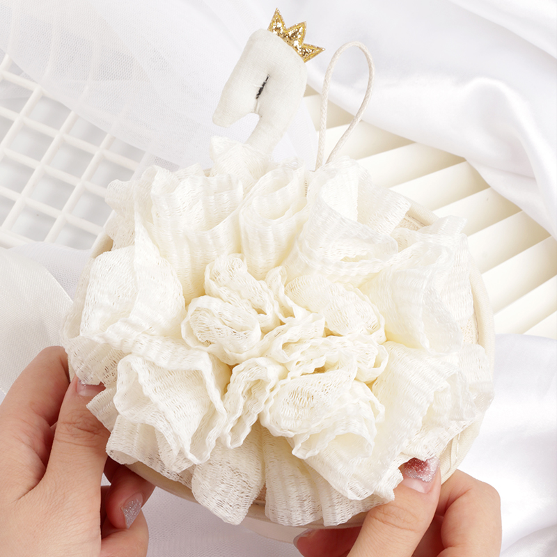 浴花球卡通不散洗澡可爱少女搓澡浴擦G高档泡泡网红洗浴天鹅沐浴