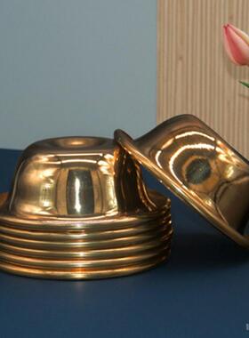 松吉仓 直径7cm7个一套黄铜供水碗圣水杯佛堂用品桌面摆件 满包邮
