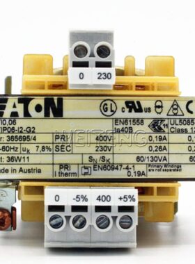 9年老店 EATON伊顿 STI0.06 400/230 变压器STIP06-I2-G2整流线圈
