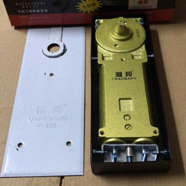 潮邦地弹簧H-322木门铝合金有框门无框玻璃门通用型承重160公斤