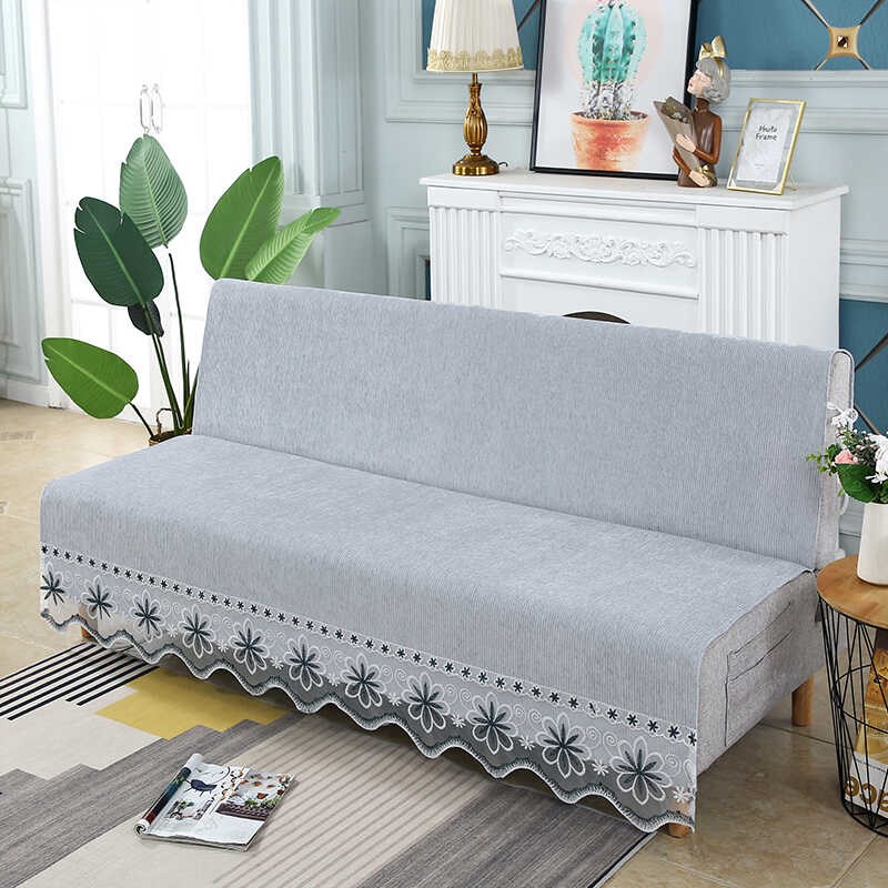 沙发垫罩遮丑g垫全盖防滑垫四季通用高档床套罩直排三人座两用盖 - 封面