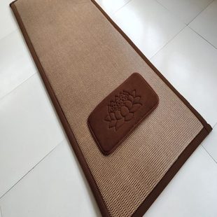 款 四季 加厚超顺滑大拜垫磕大头垫藤席拜垫拜忏垫108大礼拜垫耐用