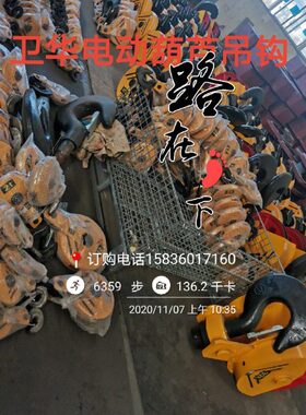 河南卫现货重型机械公司股份有限3T华吊钩电动葫芦电话咨询产品