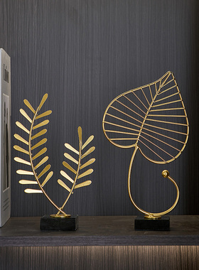 现代酒柜装饰摆件家居客厅书房y电视柜办公室桌面工艺品摆设轻奢