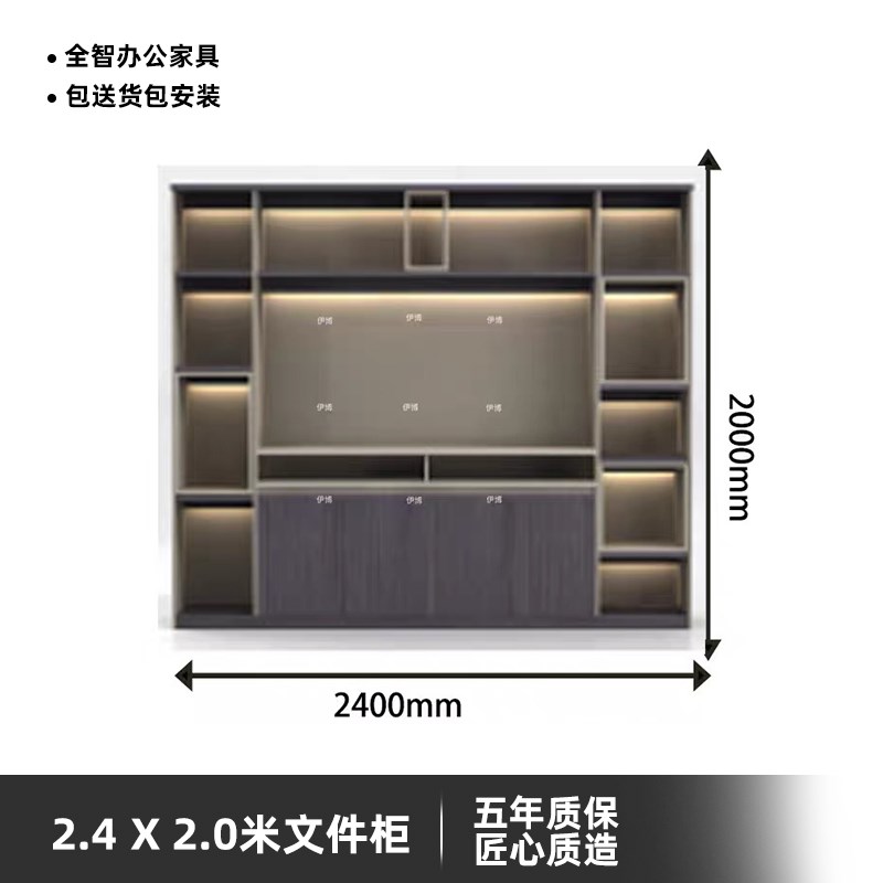【顶货现货】轻奢高档简r约现代总裁办公室桌椅大班台高级经理桌