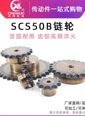 SCS高精度单排链轮S50 10A 50B36齿50B37齿50B38齿50B39齿50B40齿