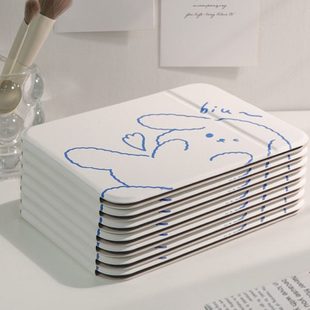 桌面折叠镜子高清可立办公室小便携家用大台式学生宿舍可爱化妆镜