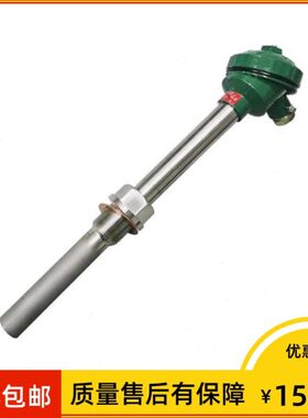 双支耐磨热电阻WZP2N-230 pt100 Φ16 插深300mm 0-450℃ M20*1.5