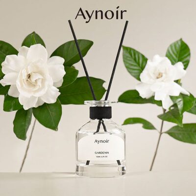 Aynoir栀子花香薰无火藤条净化空气桂花白兰花室内香氛青草腊梅