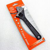 发黑活动扳手6寸 精品 8寸10寸12寸15寸24寸 活扳手 上海三圈工具