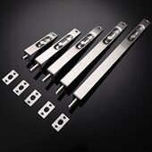 304不锈钢暗插销子母门双开大门防盗木门暗藏隐形盒式 门栓门插销