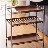 小推车沙发边几边柜家用可移动小茶几置物架不锈钢阳台收纳整理