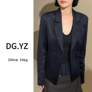 收腰正肩戗驳领长袖 2890F新款 上衣 樱子家