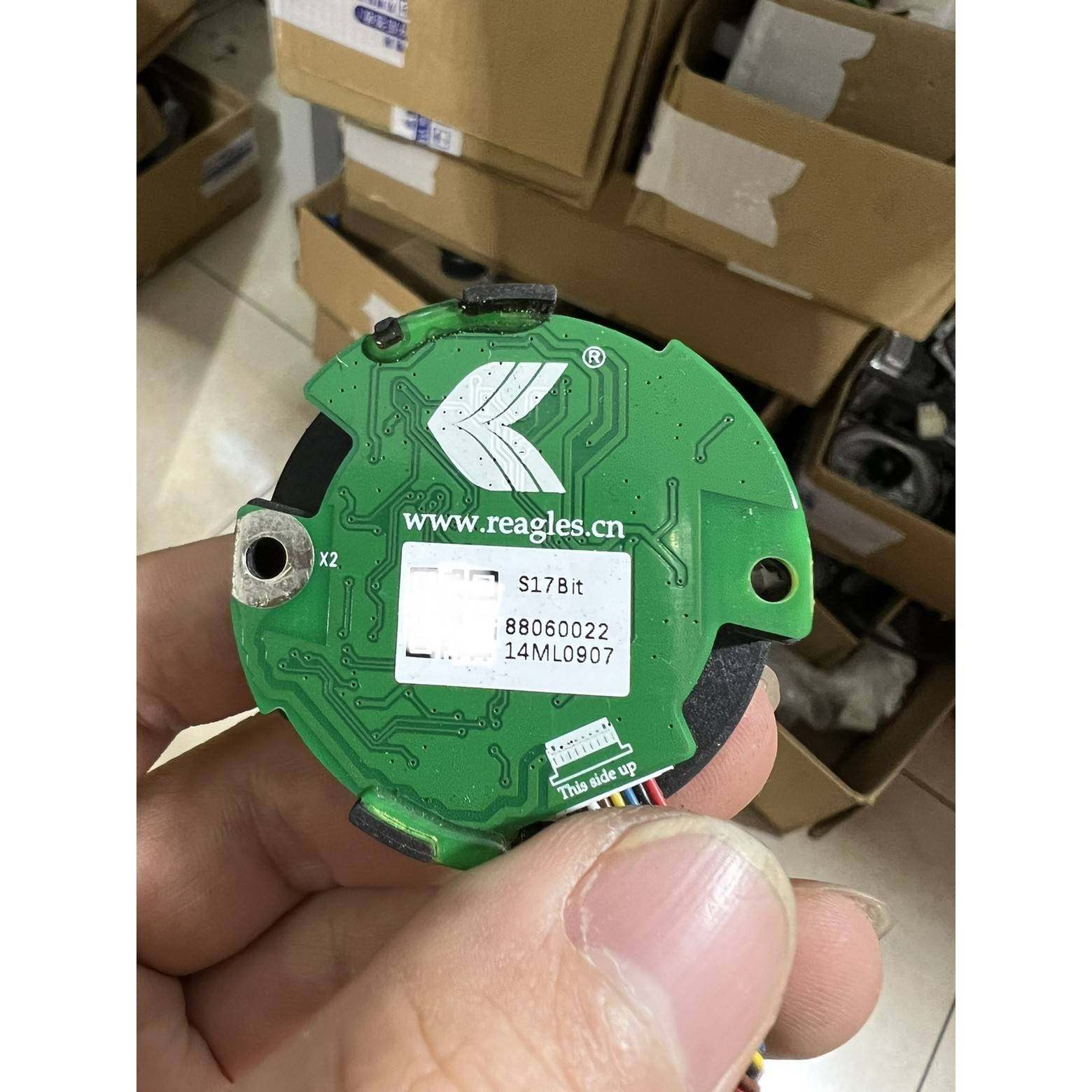 需定制伺服电机17位编码器s17bit原装拆机