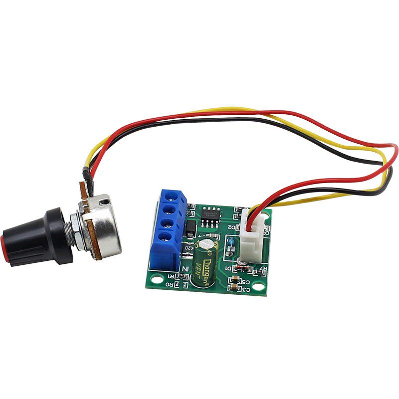 直流电机调速器1.8V 3.7V 5V 6V 9V12V调速模块PWM调速板2A带保险