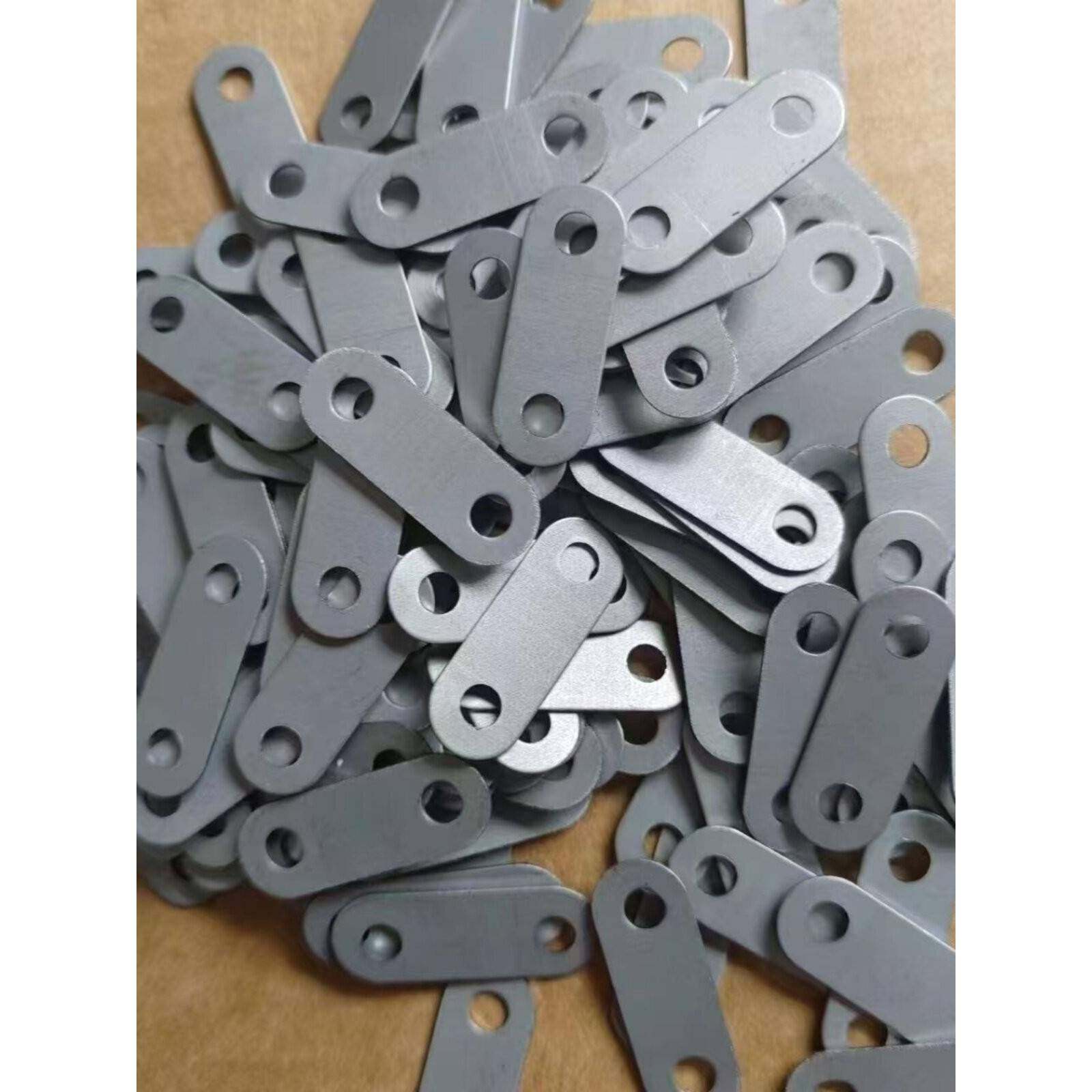 需定制连接片直角加厚挂钩28mm平面焊接固定卡扣配件发光字铁片