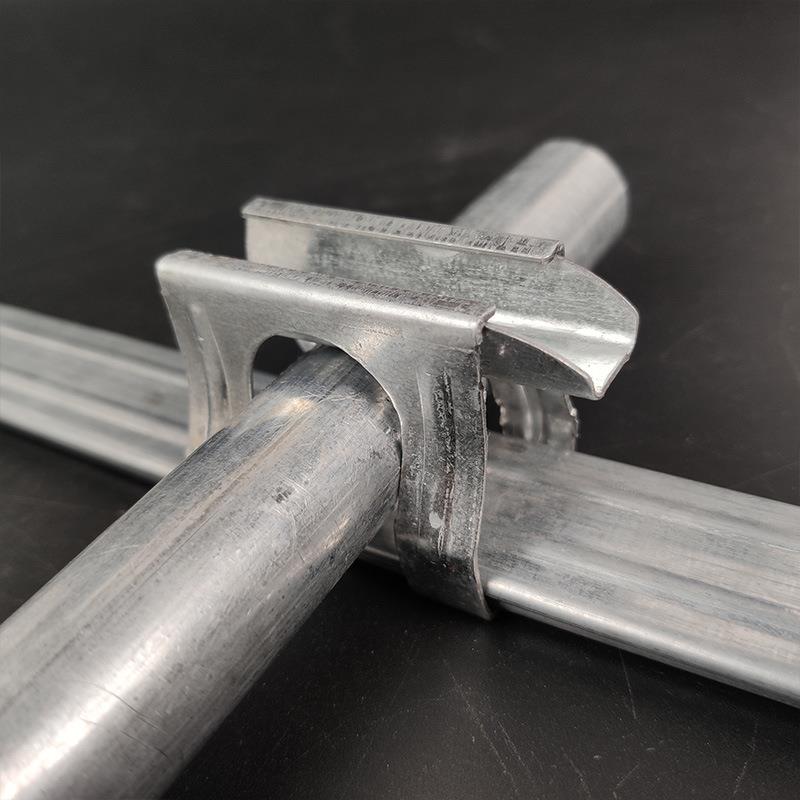 加厚耐用固定器温室大棚卡槽卡簧热镀锌不伤膜连接件钢管骨架卡扣