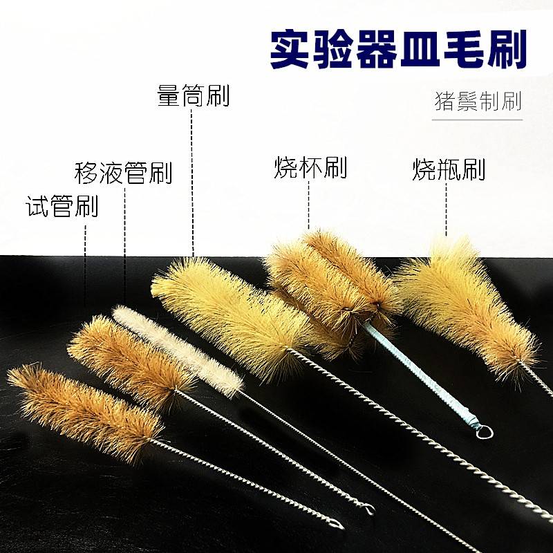 需定制试管刷 烧杯刷 三角烧瓶刷锥形瓶刷移液管刷吸管刷量筒刷容