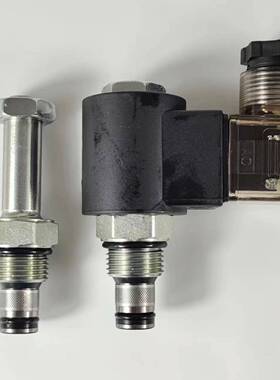 需定制液压螺纹插装保压单向常闭电磁阀DHF08-220/SV08-20