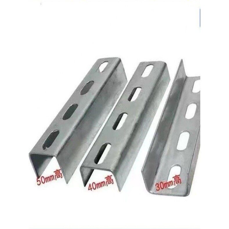 需定制光伏支架接头配件C型钢U型钢热镀锌直连接太阳能光伏横连接