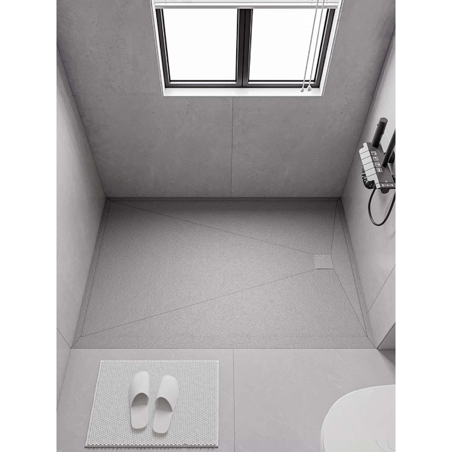 定制一体式岩板淋浴板基座整体淋浴房底盘防水底坐底托卫生间底座