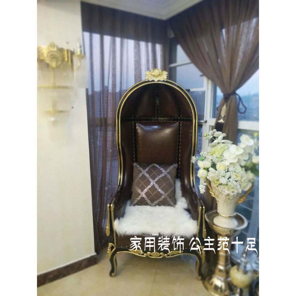 需定制鸟笼座椅会所大厅装饰椅新古典公主椅国王椅形象椅单人沙发